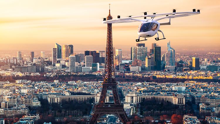 Volocopter will mit E-Helis bei den Olympischen Spielen im Sommer in Paris zum ersten Mal Passagiere transportieren.