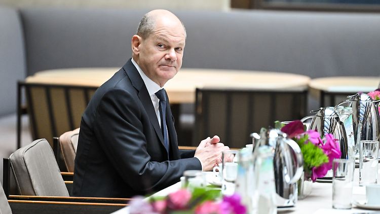 Scholz auf der Münchner Sicherheitskonferenz. Der Kanzler bekommt in der Frage weiterer Ukraine-Hilfen zunehmend Druck, auch aus den eigenen Reihen.