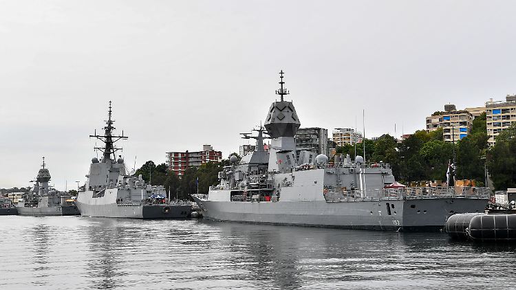 Canberra will die Zahl kampftauglicher Kriegsschiffe mehr als verdoppeln.