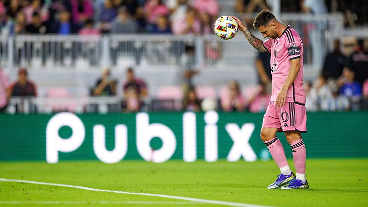 Messi im Miami-Trikot.