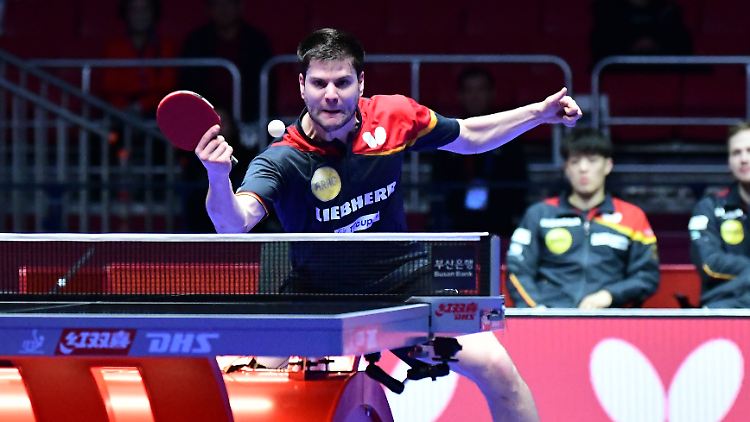 Ovtcharov in der WM-Vorrunde.