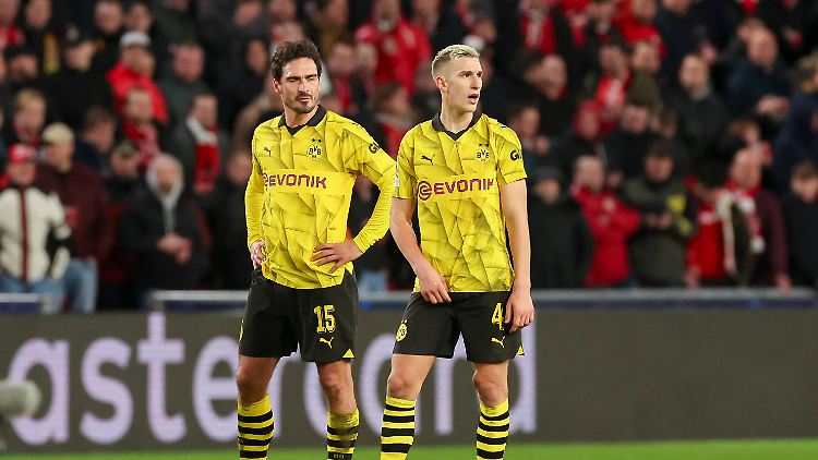 Mats Hummels (l.) schimpfte über den Schiedsrichter, Nico Schlotterbeck sah "Steigerungspotenzial".