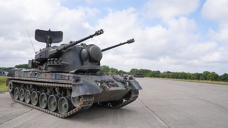 Die ukrainische Armee setzt unter anderem alte deutsche Gepard-Panzer ein.