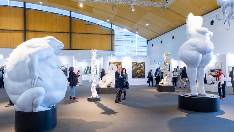 Plastische Überraschungen sind das Alleinstellungsmerkmal der Art Karlsruhe. 