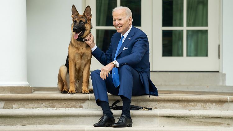 So friedlich hat sich Commander Biden wohl nicht immer verhalten während seiner Zeit im Weißen Haus. 