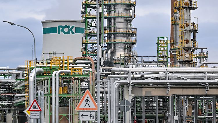 Die PCK-Raffinerie in Schwedt gehört mehrheitlich Rosneft.