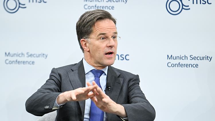 Steht bei Biden, Scholz und Sunak hoch im Kurs: Mark Rutte.