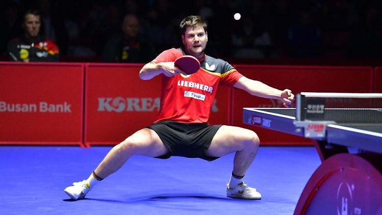 Dimitrij Ovtcharov verspielte in seinem Einzel eine klare Führung.