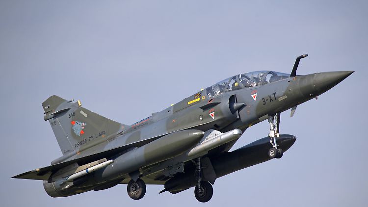 Ein französischer Kampfjet vom Typ Dassault Mirage 2000D. Frankreich ist das einzige EU-Land mit einem Atomwaffenprogramm.