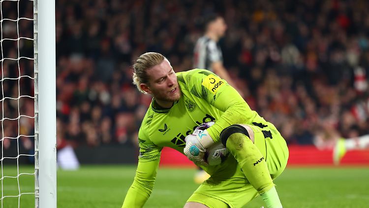 Loris Karius machte sein erstes Saisonspiel für Newcastle United.