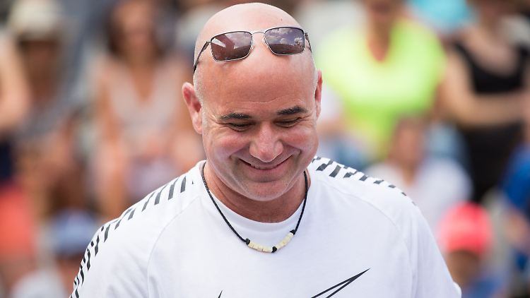 Glatze? Ist doch echt kein Problem, Andre Agassi.