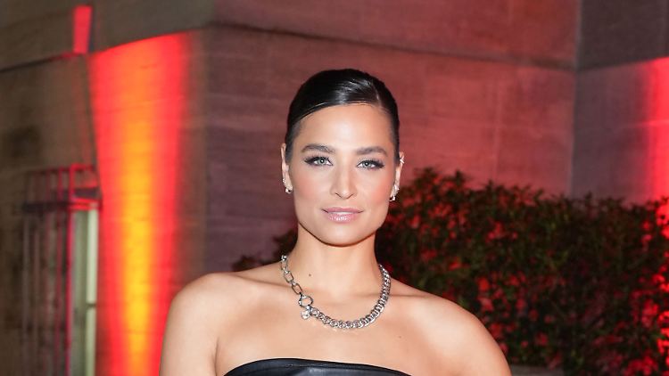 Amira Pocher Mitte Februar auf einer Film-Gala in Berlin. 