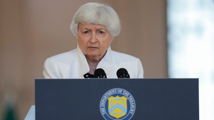 Yellen hat fast 400 Milliarden Dollar an russischem Vermögen im Blick. 