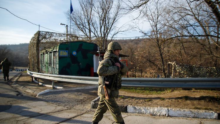 Einer von mehr als 1000 russischen Soldaten in Transnistrien