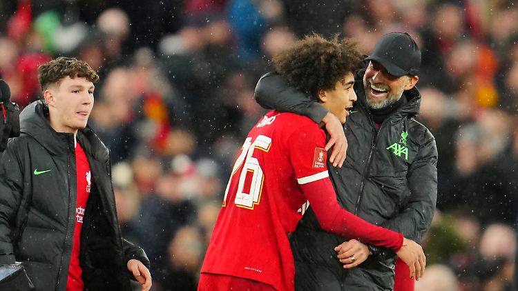 Sie freuen sich: Danns und Klopp.