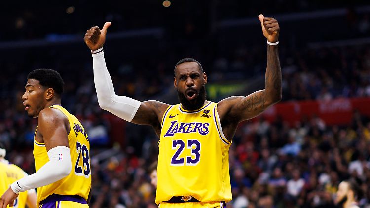 LeBron James war der Mann des Abends gegen die Clippers.