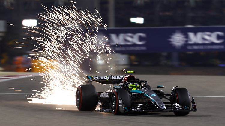 Lewis Hamilton dürfte keineswegs zufrieden sein.