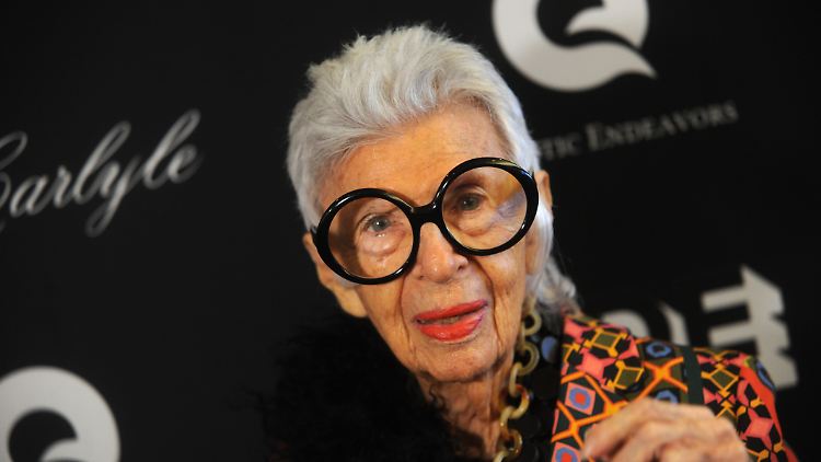 Keine Angst vor der Stilpolizei: Iris Apfel.