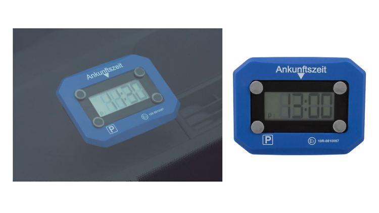Eine elektronische Parkscheibe kann Autofahrern ärgerliche Strafzettel ersparen.