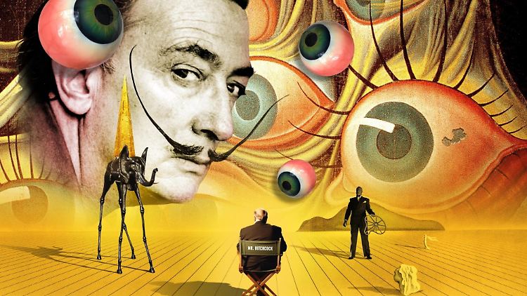 Dalí, Hitchcock, der Traum, die Psychoanalyse: Eine perfekte Kombination. 
