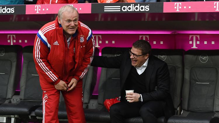 Kennen sich von früher: Herrmann Gerland und Max Eberl.