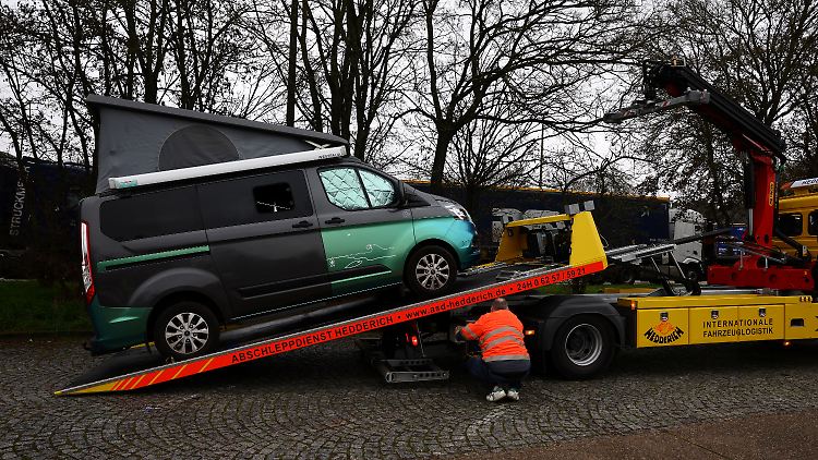Das Wohnmobil soll mit Münchner Kennzeichen unterwegs gewesen sein. 