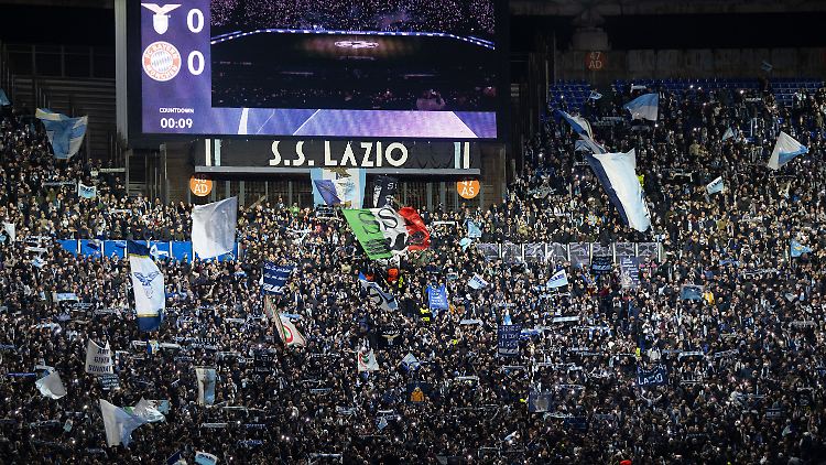 In der Fangemeinde von Lazio Rom gibt es eine größere Gruppe von rechten Unterstützern.