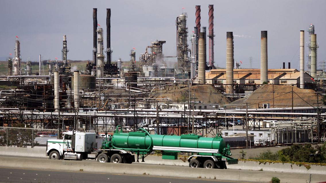 Chevron-Raffinerie in Richmond/Kalifornien.