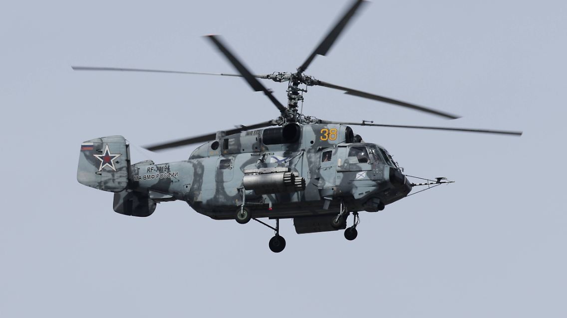 Ein Ka-29-Helikopter der russischen Streitkräfte.