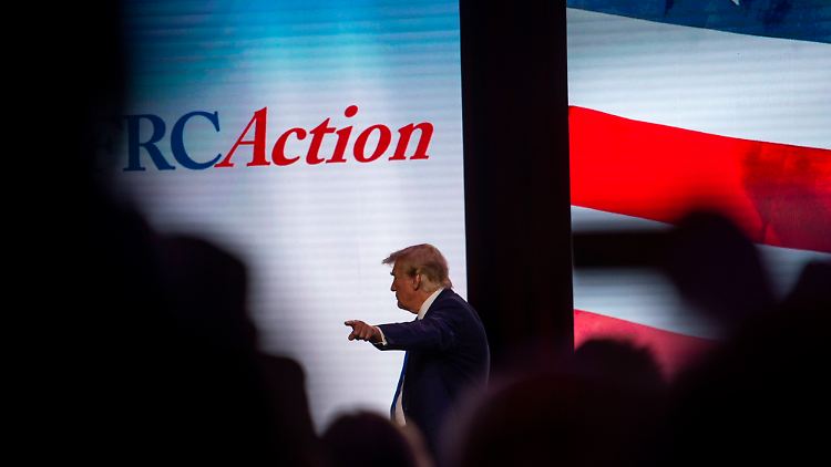 Trump will einen erneuten Anlauf auf das Weiße Haus nehmen.