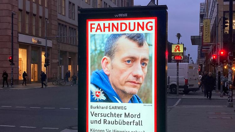 Die Sicherheitskräfte warnen eindringlich vor ihm:  der gesuchte Terrorist Garweg.