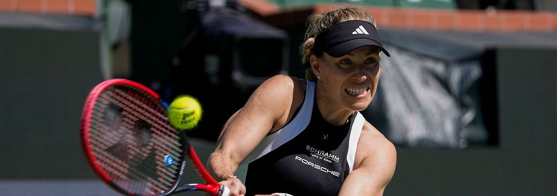 Gewann ihr Auftaktmatch in Indian Wells gegen Petra Martic: Angelique Kerber.