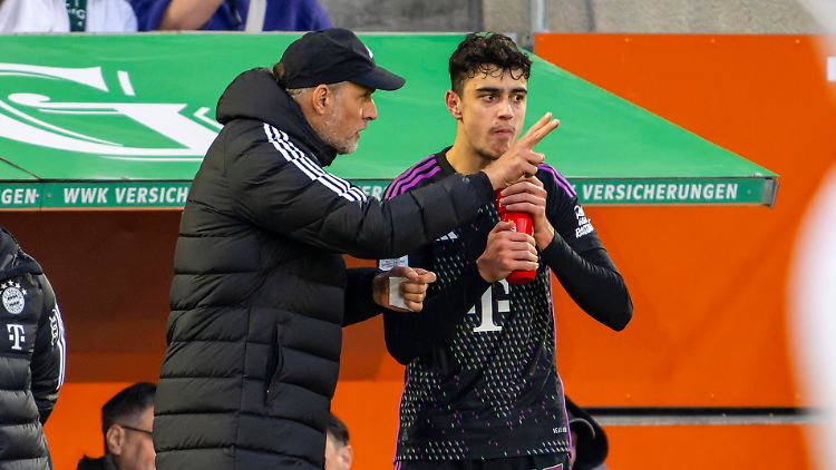 Erhielt ein Sonderlob von Thomas Tuchel: Bayerns Mittelfeldmann Aleksandar Pavlovic.