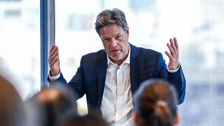 Habeck diskutierte mit US-Studierenden in New York.