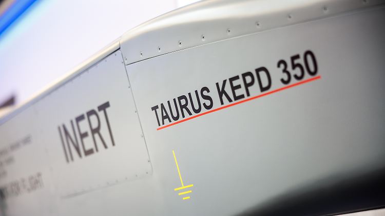 Der Taurus-Marschflugkörper hat eine Reichweite von 500 Kilometern.