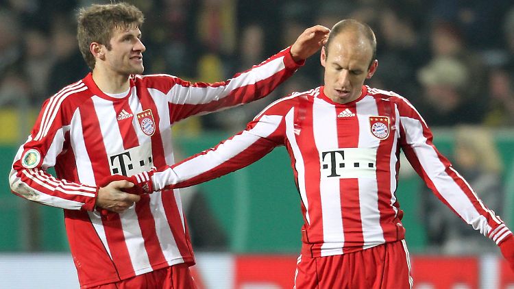 Geht doch: Ihr Pokalspiel in Aachen haben Thomas Müller, Arjen Robben und der FC Bayern jedenfalls gewonnen.