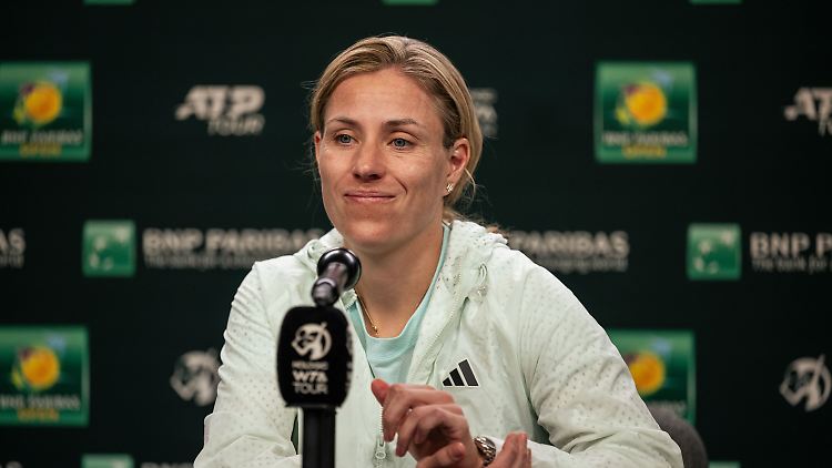 Ruht in Indian Wells in sich: Anqelique Kerber.