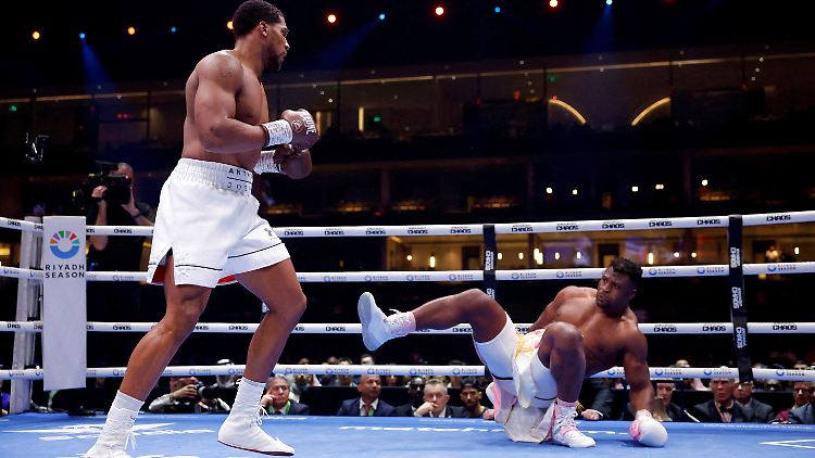 Joshua stand, Ngannou nicht.
