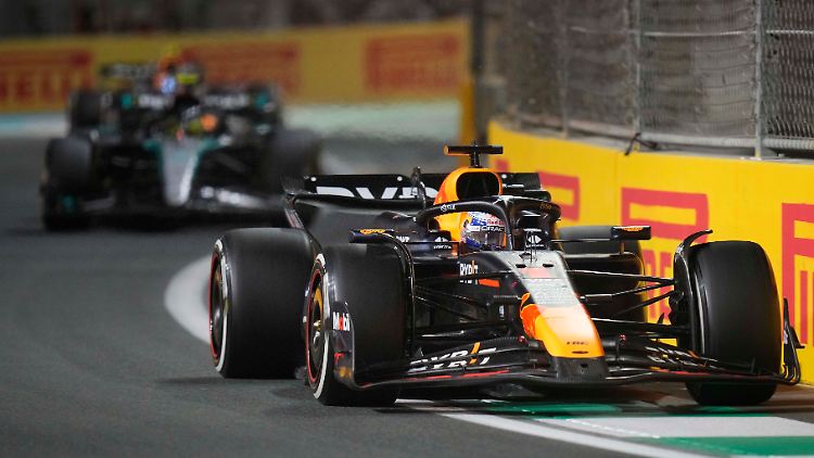 Für Max Verstappen wurde es in Saudi-Arabien nur selten eng.