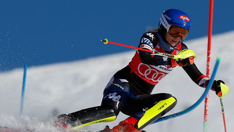 Mikaela Shiffrin zauberte im zweiten Durchgang.