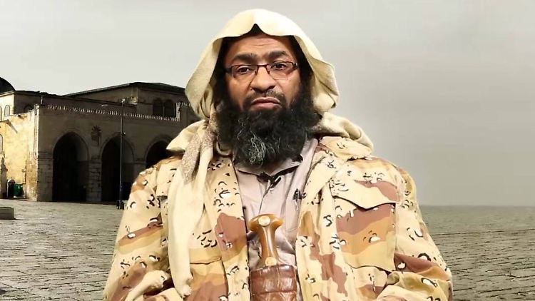 Chalid al-Batarfi in einem Propagandavideo von Al-Kaida aus dem Jahr 2018. 