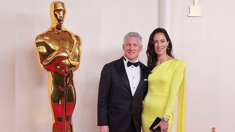 Bastian Schweinsteiger und Ana Ivanović gaben auf dem roten Teppich vor dem Dolby Theatre in Los Angeles eine exzellente Figur ab.