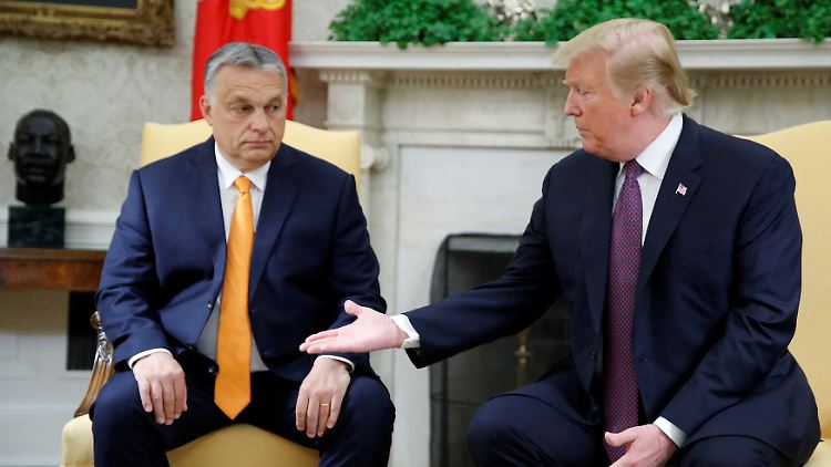 Hier besuchte Orban Trump, als er noch im Weißen Haus wohnte - nun folgte er seiner Einladung nach Mar-a-Lago.