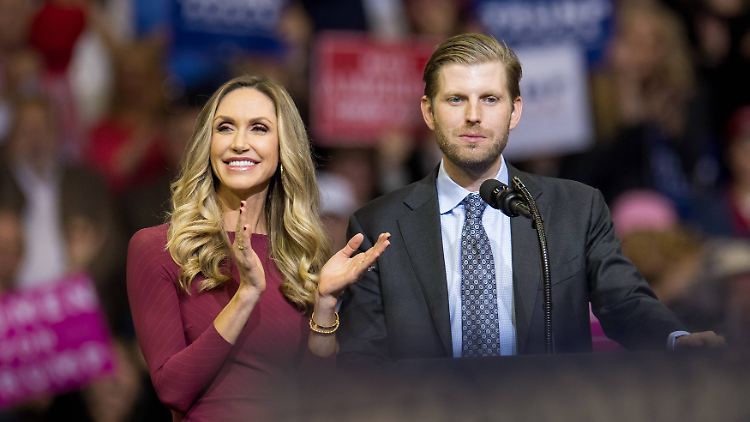 Schwiegertochter und Sohn: Lara und Eric Trump.