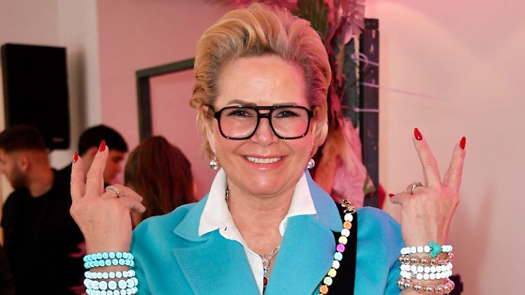 Inzwischen wieder besser drauf: Claudia Effenberg (bei der Berlin Fashion Week am 6. Februar).
