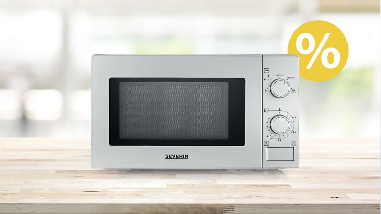 Die Severin-Mikrowelle MW 7899 gibt es aktuell zum halben Preis.