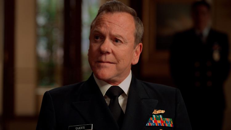 Kämpft vor Gericht: Kapitän Phillip Queeg (Kiefer Sutherland)