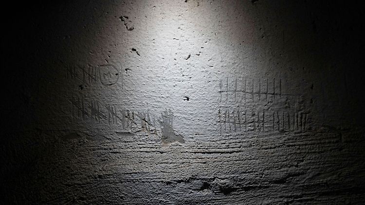 Ein Keller in Cherson, den russische Streitkräfte als Folterstätte genutzt haben sollen.