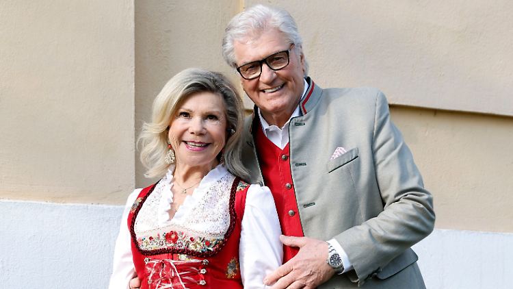 Unzertrennlich - auch an seinem Geburtstag: Michael und Marianne Hartl.