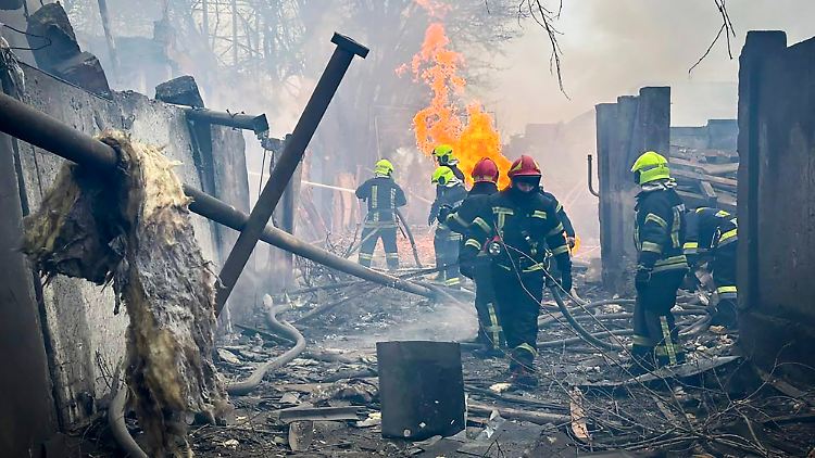 Auch viele Rettungskräfte sind unter den Opfern in Odessa.